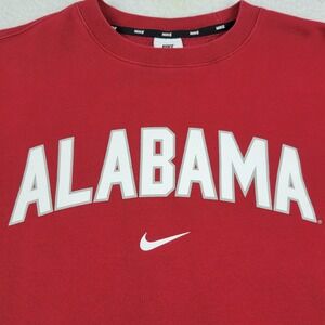 Alabama Crimson Tide Sweatshirt Mens Large NCAA Football Crewneck Pullover Nike